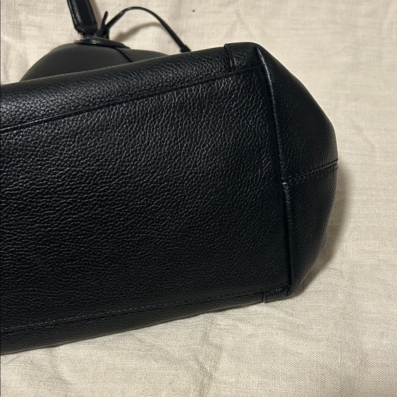 Coach Black Pebbled Leather Hobo Bag - Picture 3 of 10